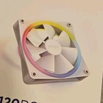 Nzxt F120 Rgb Duo White Case Fan Dual-sided Multicolor RF-D12SF-W1. Fixed Price $25.00.