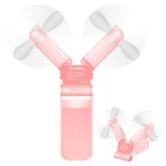 Cellet Portable Mini Air Cooling Fan 500MAH Usb Charged. Durable Light Pink. Fixed Price $20.73.