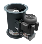 New 12" Dia Tube Axial Fan - Hp 3 Phase 1,600 Cfm Free Shipping. Fixed Price $1004.00.