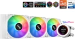 Sama SM360LD White Aio Cpu Liquid Cooler 360MM Argb Lcd Display 3X Pwm Fans. Fixed Price $84.99.