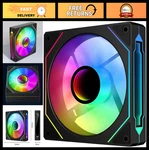 120MM Argb Case Fan With Infinity Mirror Light Effect, 1000-1650RPM Pwm, Pc Cool. Fixed Price $19.99.