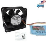 New 60MM X 25MM Long Life Dual Ball Bearings 6750 Rpm Dc 12V Server Cooling Fan. Fixed Price $11.50.