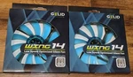 Set Of Gelid Gamer Wing Uv Blue 140MM 25MM Fans, New, Sealed Box!. Fixed Price $14.95.