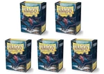 Matte Black Dragon Shield Packs Standard Size - 100 Ct Each (500 Total). Fixed Price $50.00.