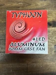 Typhoon 80MM Aluminum Case Fan Red 4 Led Pc Computer Cooling New Box. Fixed Price $8.99.