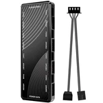 Jazzcooling Argb Pwm Pc Fan Hub, 8 Port Addressable 5V-3PIN Black. Fixed Price $28.30.
