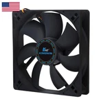 Kingwin 120MM Silent Fan For Pc Cases Cpu Coolers Mining Rigs Quiet Computer. Fixed Price $12.86.