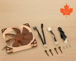 Noctua NF-A14 Pwm Premium Quiet Fan, 4-PIN, 140MM (brown/beige). Fixed Price $13.74.