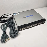 Linksys Cisco SR2024C Compact 24-PORT 10/100/1000 Gigabit Switch With Cables. Fixed Price $55.25.