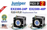 2X Quiet Replacement Fans For Juniper Networks EX2300-48P EX2300-24P. Fixed Price $49.95.