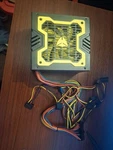 New--lead Power Yellow 650W-MAX 12CM-FAN Atx Supply 20+4PIN, Sata & Pcie. Fixed Price $20.00.