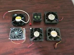 Lot Of 12V And 24V Dc Brushless Mini Computer Muffin Fans. Fixed Price $22.99.