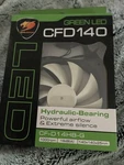 Cougar 140MM Green Led Hydraulic Case Fan 73.18CFM 1000RPM 3-PIN. Fixed Price $25.00.