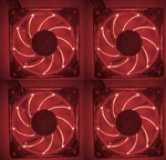 Enermax 80MM 25MM Twister Bearing Red Led Computer Case 3-PIN Fan (set Of 4). Fixed Price $19.99.