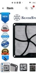 Silverstone Magnetic Fan Grill And Dust Filter Black 120MM. Fixed Price $18.99.