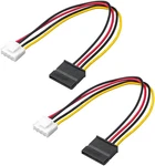 Owltree 2PACK 4 Pin To Sata Female Hard Drive Power Adapter Cable Compatible Wit. Fixed Price $12.74.