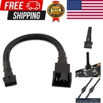 Crj Micro Gpu Adapter Cable 6" Black Sleeved Pwm For 3/4-PIN Pc Fans. Fixed Price $11.22.