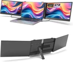 14" Triple Laptop Screen Extender 1080P Fhd Ips Ultra-slim Portable Dual Monitor. Fixed Price $249.98.