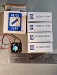 Qty 5 Knight Orion Fans 12V Dc OD3010-12HB Square Brushless. Fixed Price $5.00.