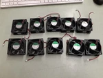 (10) Sunon EB60251B3-D00U-999 12V 0.77W 6CM 2-WIRE Silent Cooling Fan. Fixed Price $62.85.