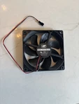 CHA12012BL-25F 12V Black Plastic Case Fan. Fixed Price $25.00.