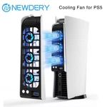 Newdery Cooling Fan For PS5 Larger Quiet Cooler With Auto Speed 9-BLADES. Fixed Price $17.79.