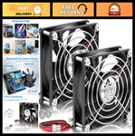2-PACK 80MM Brushless Dc Cooling Fans 24V High Speed Dual Ball Bearing 8025 For. Fixed Price $30.07.