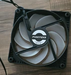 Phanteks 140MM Case Fan 3-PIN Hydraulic Bearing 1600RPM 68.09CFM Black/white. Fixed Price $12.95.