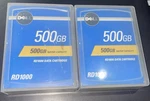 Lot Of 2 Dell Powervault 500GB RD1000 / Rdx Data Cartridge, Tested Good. Fixed Price $74.99.