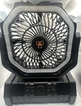 Portable Rechargeable Cooling Fan Led Light Outdoor Camping Work. Fixed Price $84.99.