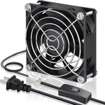 Gdstime Ec Cooling Fan 80MM X 25MM Ac 110V 115V 120V 220V 240V Dual Ba.... Fixed Price $22.20.