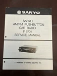 Sanyo F 8701 Pushbutton Car Radio Service Manual Vintage Oem Diagrams. Fixed Price $19.99.