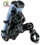 Brcovan Anti-theft Motorcycle Phone Mount Holder With Neutral Size, Black. Fixed Price $62.97.