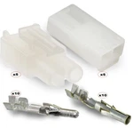 "2-CIRCUITS .093"" Molex Connector, 5 Matched SET,14-20 Awg, Free Hanging, W/l. Fixed Price $12.99.