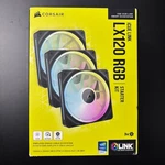 Corsair Icue Link LX120 Rgb 120MM Pwm Fans Starter Kit (3-PACK). Fixed Price $44.95.