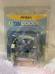 Antec Tricool 80MM Fan 3-SPEED Switch Quiet Performance Maximum Cooling. Fixed Price $7.12.