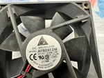 Delta Electronics AFB0912M Cooling Fan 12VDC. Fixed Price $5.99.