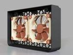 Jonsbo N3 Front Fan Cooling Mount - Dual 92MM (90MM) Bracket. Fixed Price $80.00.