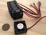 6 Pieces Bxr 3010S 30X30X10 Wires Brushless Dc Cooling Blower 12V Fans C12. Fixed Price $32.34.