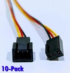 24" 3 Pin Connector Pc Computer Fan Extension Adapter Cable - 10 Pack. Fixed Price $17.99.