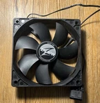 Zalman ZA1225ASL 120MM 12V 4-PIN Sleeve Bearing Case Fan Black. Fixed Price $13.00.