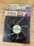 Scythe Kama Flow 92MM 1200RPM 21.39 Cfm 16.9 Dbacomputer Case Fans - New In Box. Fixed Price $16.50.