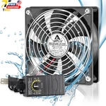120MM Waterproof Fan With Speed Controller IP67 12V Computer Ac Plug. Fixed Price $40.21.
