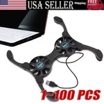 Dual Usb Cooling Pad Foldable Slim Fans Cooler Stand For Laptop Notebook Lot. Fixed Price $272.09.