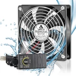 Gdstime 120MM Waterproof Fan With Speed Controller, IP67 12V Computer. Fixed Price $30.62.