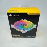 Corsair QL140 Rgb White 2-PACK W/lighting Node Core 140MM Pwm Case Fan. Fixed Price $46.99.