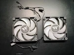Pair Of Thermaltake TT-1225 Rgb 120MM Pc Cooling Fans A1225L12S. Fixed Price $15.00.