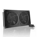 Infinity Airplate S7, Quiet Cooling Fan System 12" With Dual 120, Black. Fixed Price $75.68.