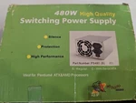 Logisys 480W High Quality Dual Fan Switching Power Supply New Box!. Fixed Price $18.00.