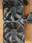 Cooler Guys 120MM Ball Bearing Case Fan Pair G12525-5B2Y 5V 1000RPM Black. Fixed Price $15.75.